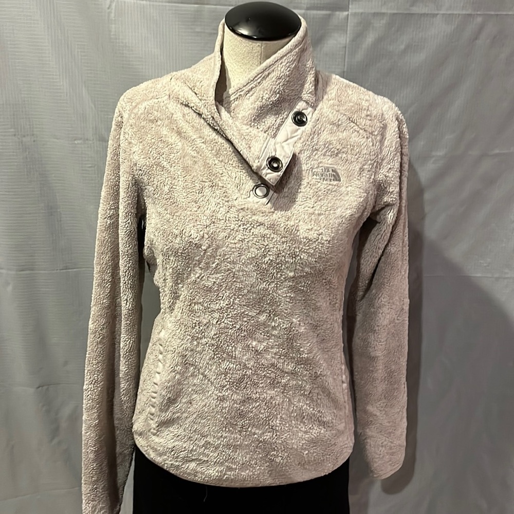 North face fleece pullover jacket